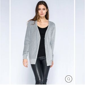 Wilt luxury brand Slouchy Femme Sleeve Velour Cardigan. So soft, great piece!